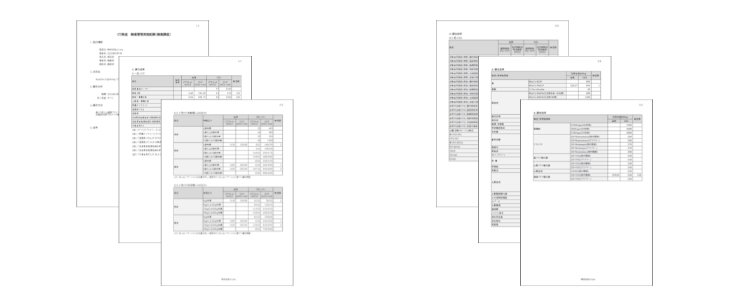 自施設線量値とDRLsを表示した帳票